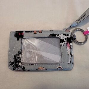 Vera Bradley Dog Show Pattern Clutch Wristlet